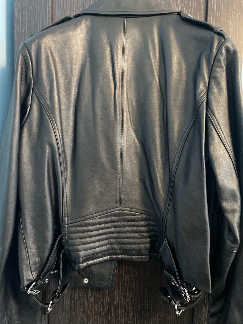 BCBGeneration Black Leather Moto Jacket - Picture 2 of 5